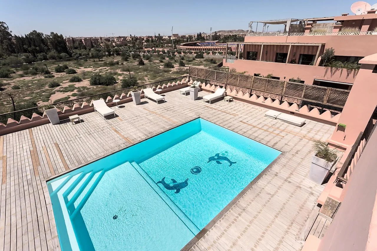 2 Bed Apartment, L'Hivernage, The Bardot, Rooftop Pool Marraquexe Apartamento